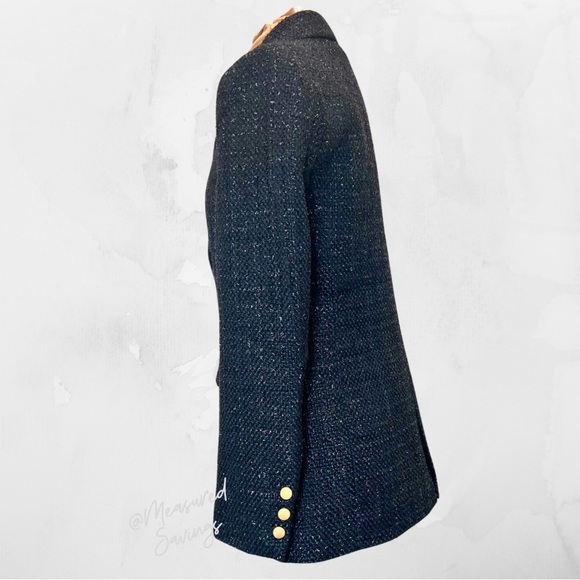 Jason Wu [Medium ~ NWT] Blazer - Black Metallic Tweed - Picture 5 of 14